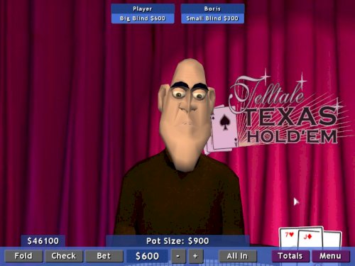 Screenshot of Telltale Texas Hold'Em