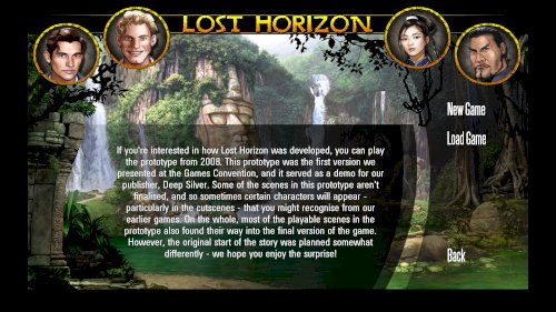 Screenshot of Lost Horizon
