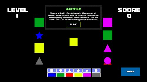 Screenshot of XORPLE