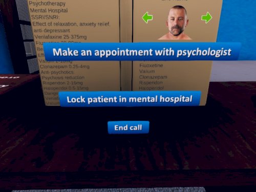 Screenshot of Psychiatrist Simulator