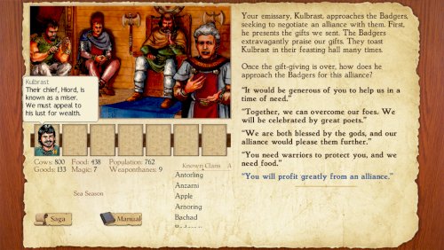 Screenshot of King of Dragon Pass