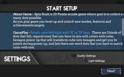 Screenshot of Spin Rush