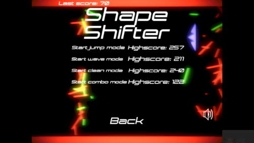 Screenshot of ShapeShifter