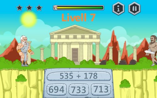 Screenshot of Zeus vs Monsters - Math Game for kids