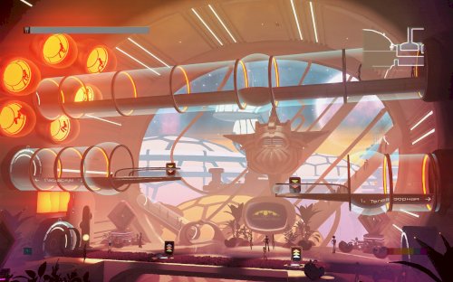 Screenshot of Headlander