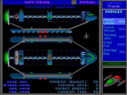 Screenshot of Star Control I & II