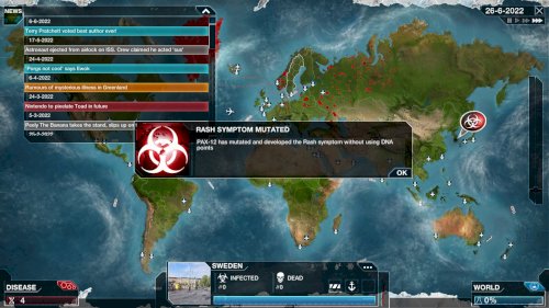 Screenshot of Plague Inc: Evolved