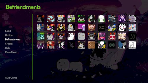 Screenshot of Hiveswap Friendsim