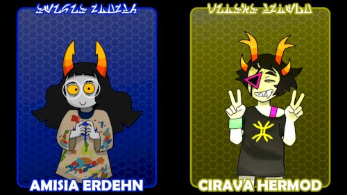 Screenshot of Hiveswap Friendsim