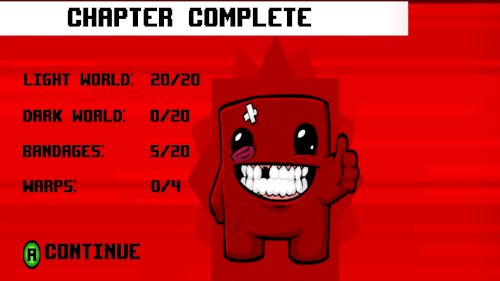 Screenshot of Super Meat Boy