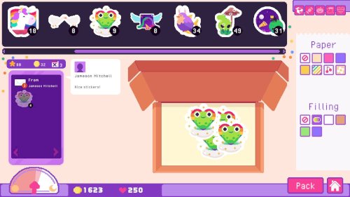 Screenshot of Sticky Business