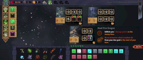 Screenshot of Right and Down and Dice