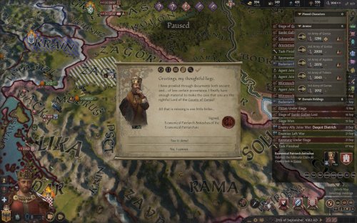 Screenshot of Crusader Kings III