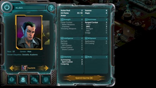 Screenshot of Shadowrun Returns